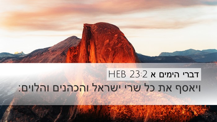 דברי הימים א 23:2 HEB Bible Verse Image