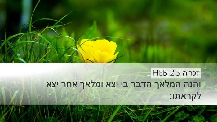 זכריה 2:3 HEB Bible Verse Image