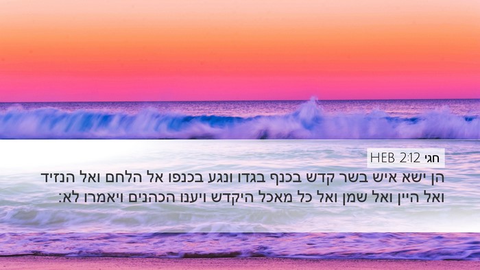 חגי 2:12 HEB Bible Verse Image