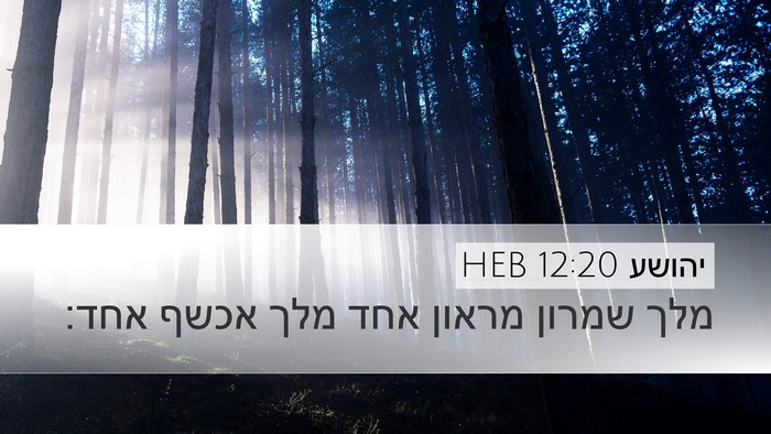 יהושע 12:20 HEB Bible Verse Image