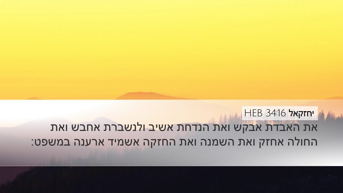 יחזקאל 34:16 HEB Bible Verse Image