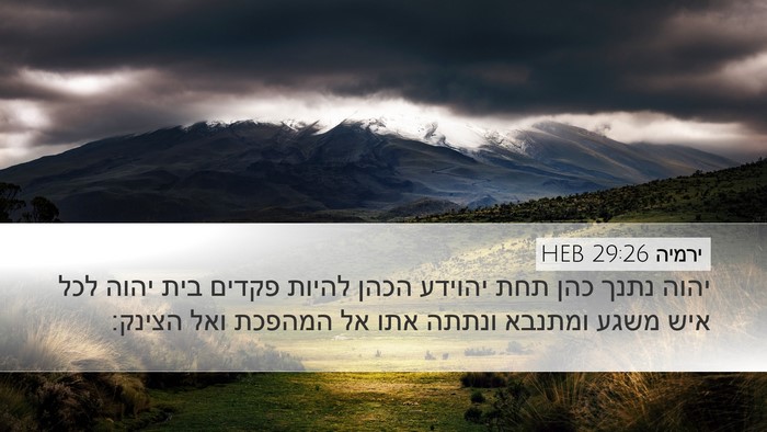 ירמיה 29:26 HEB Bible Verse Image