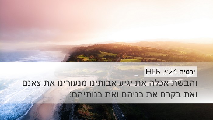 ירמיה 3:24 HEB Bible Verse Image