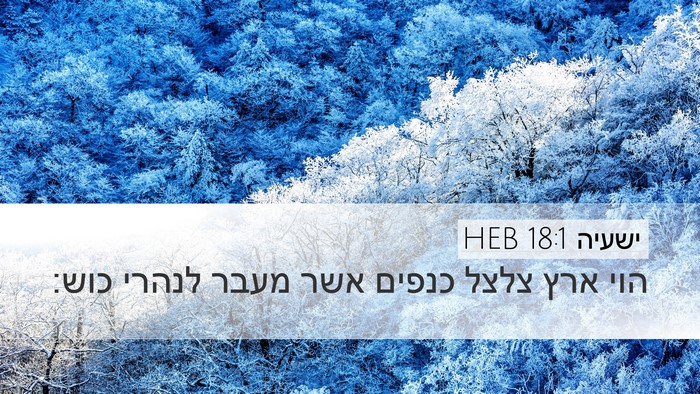 ישעיה 18:1 HEB Bible Verse Image