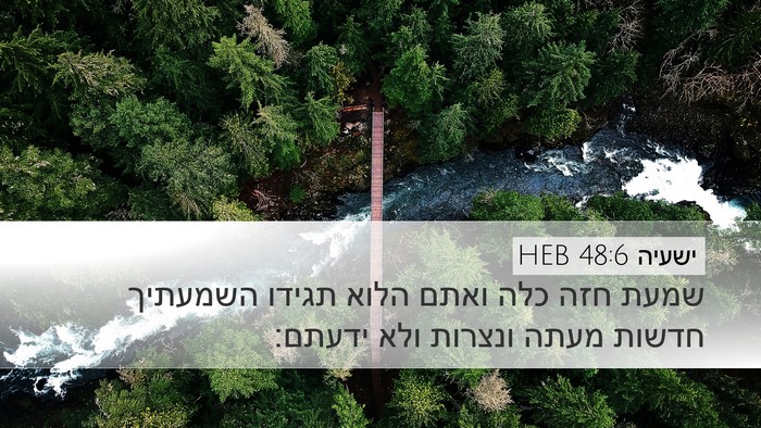 ישעיה 48:6 HEB Bible Verse Image