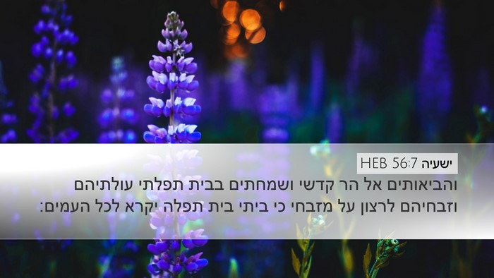 ישעיה 56:7 HEB Bible Verse Image