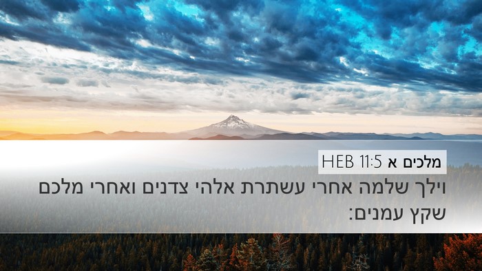 מלכים א 11:5 HEB Bible Verse Image