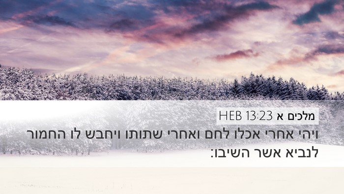 מלכים א 13:23 HEB Bible Verse Image