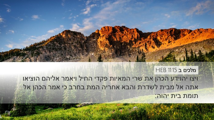 מלכים ב 11:15 HEB Bible Verse Image