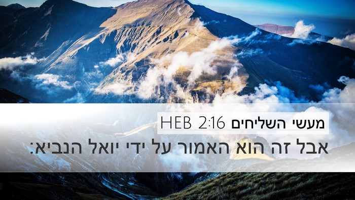 מעשי השליחים 2:16 HEB Bible Verse Image