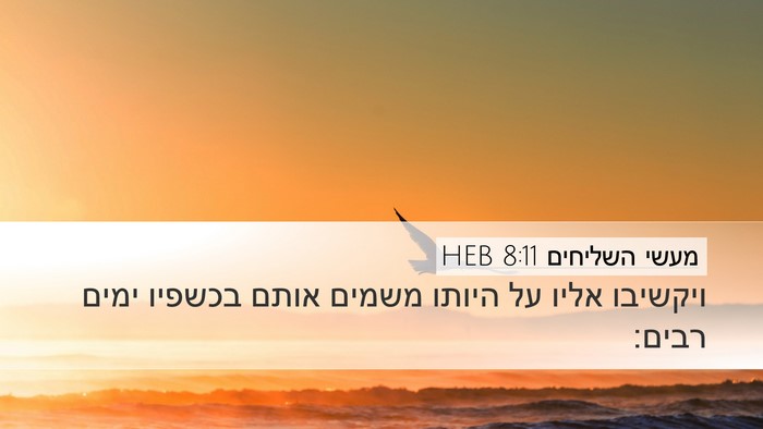 מעשי השליחים 8:11 HEB Bible Verse Image