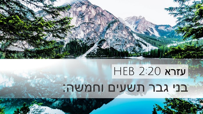 עזרא 2:20 HEB Bible Verse Image