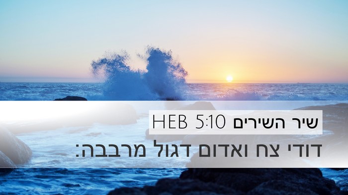 שיר השירים 5:10 HEB Bible Verse Image