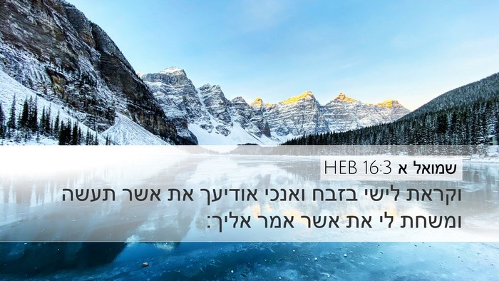 שמואל א 16:3 HEB Bible Verse Image