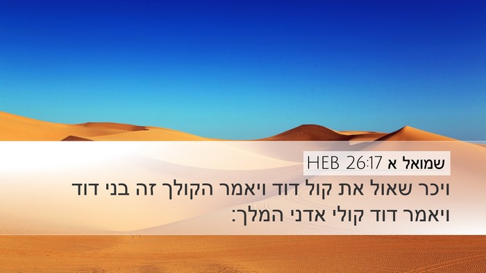 שמואל א 26:17 HEB Bible Verse Image