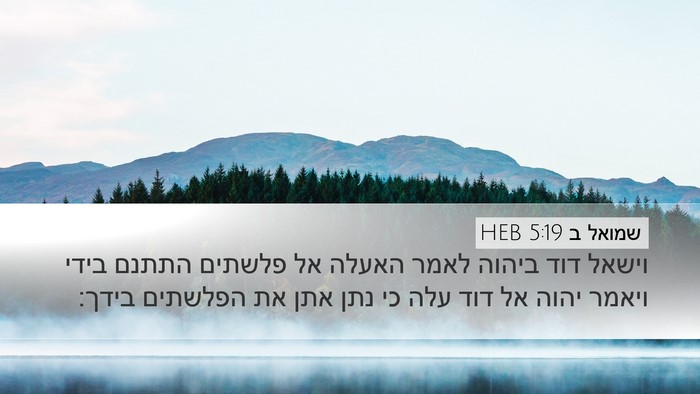 שמואל ב 5:19 HEB Bible Verse Image