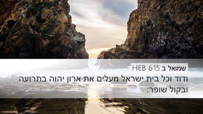 שמואל ב 6:15 HEB Bible Verse Image