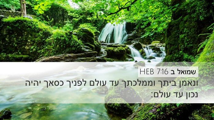 שמואל ב 7:16 HEB Bible Verse Image