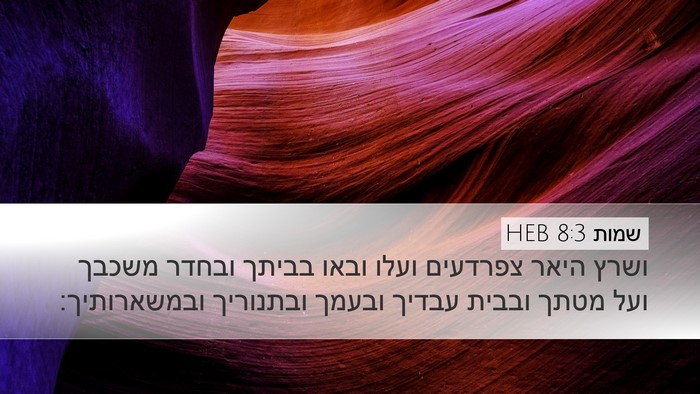 שמות 8:3 HEB Bible Verse Image