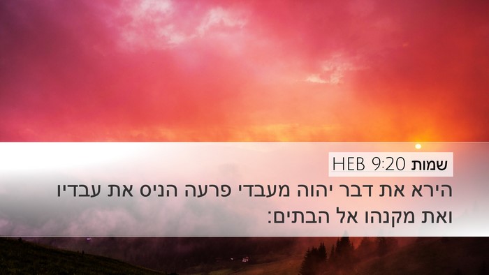 שמות 9:20 HEB Bible Verse Image