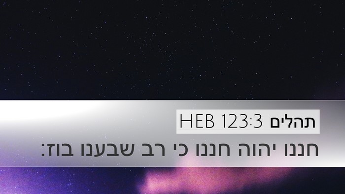 תהלים 123:3 HEB Bible Verse Image