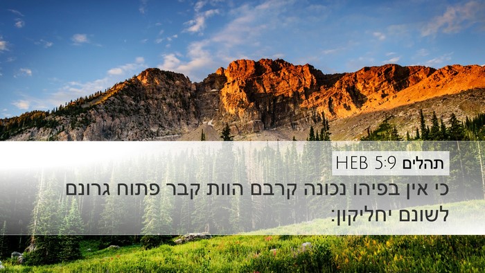 תהלים 5:9 HEB Desktop Wallpaper - כי אין בפיהו נכונה קרבם - Desktop Bible Verse Wallpaper