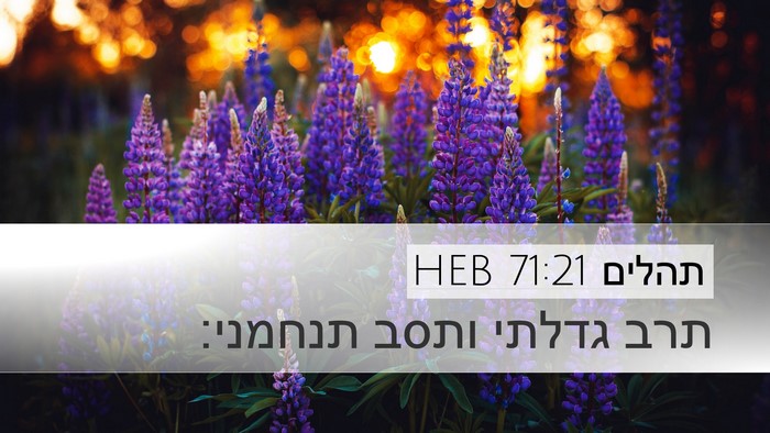 תהלים 71:21 HEB Bible Verse Image