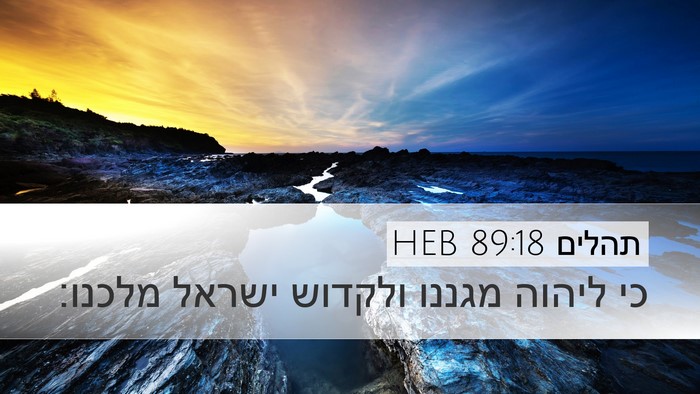 תהלים 89:18 HEB Bible Verse Image