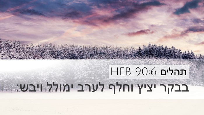 תהלים 90:6 HEB Bible Verse Image