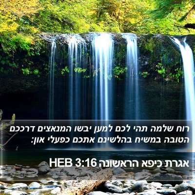 אגרת כיפא הראשונה 3:16 HEB Bible Verse Image