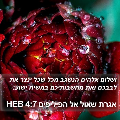 אגרת שאול אל הפיליפים 4:7 HEB Bible Verse Image
