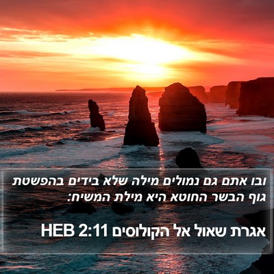 אגרת שאול אל הקולוסים 2:11 HEB Bible Verse Image