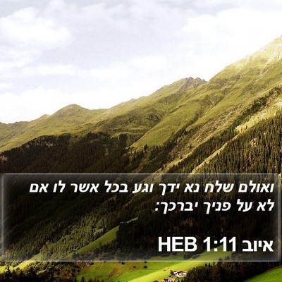 איוב 1:11 HEB Bible Verse Image