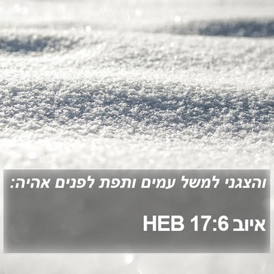 איוב 17:6 HEB Bible Verse Image