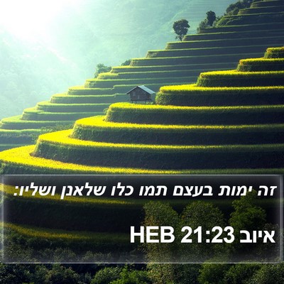איוב 21:23 HEB Bible Verse Image