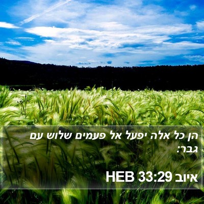 איוב 33:29 HEB Bible Verse Image