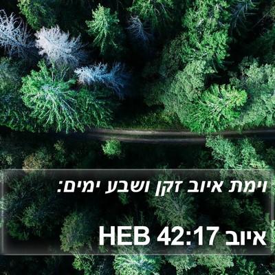 איוב 42:17 HEB Bible Verse Image