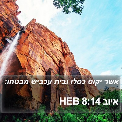 איוב 8:14 HEB Bible Verse Image