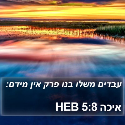 איכה 5:8 HEB Bible Verse Image