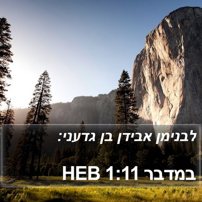 במדבר 1:11 HEB Bible Verse Image