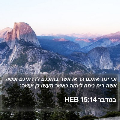 במדבר 15:14 HEB Bible Verse Image