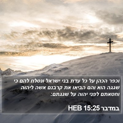 במדבר 15:25 HEB Bible Verse Image