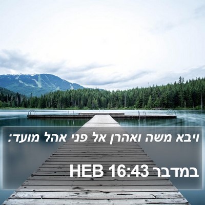 במדבר 16:43 HEB Bible Verse Image
