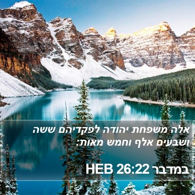 במדבר 26:22 HEB Bible Verse Image