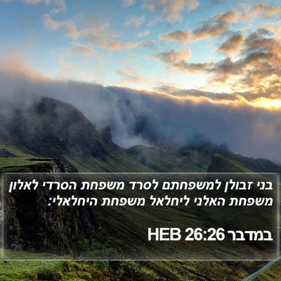 במדבר 26:26 HEB Bible Verse Image