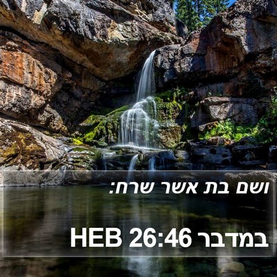 במדבר 26:46 HEB Bible Verse Image
