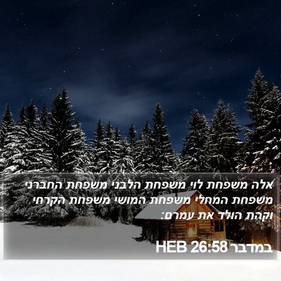 במדבר 26:58 HEB Bible Verse Image