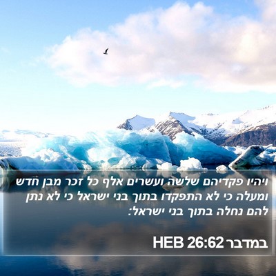 במדבר 26:62 HEB Bible Verse Image