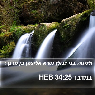 במדבר 34:25 HEB Bible Verse Image