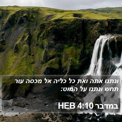 במדבר 4:10 HEB Bible Verse Image